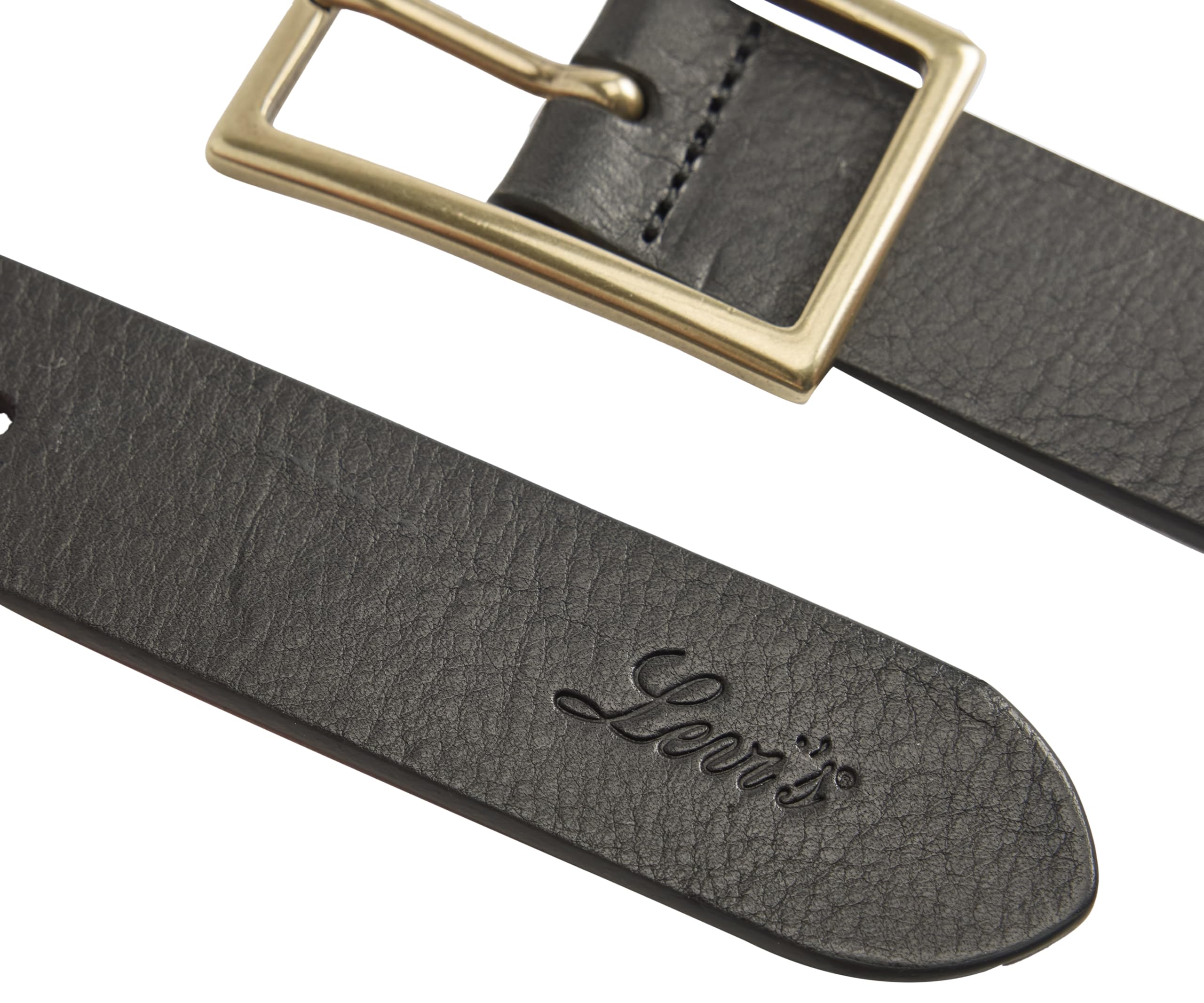 Levi's Rectangle Buckle Belt Cinturón de cuero Bovine Mujer (Pack de 1)