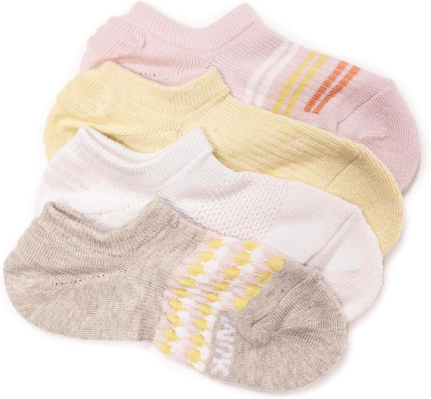 MUK LUKS Women's 4Pack Dream Step No Show Sock Liner