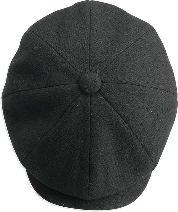 Gamble & Gunn Herringbone Button Top Cap