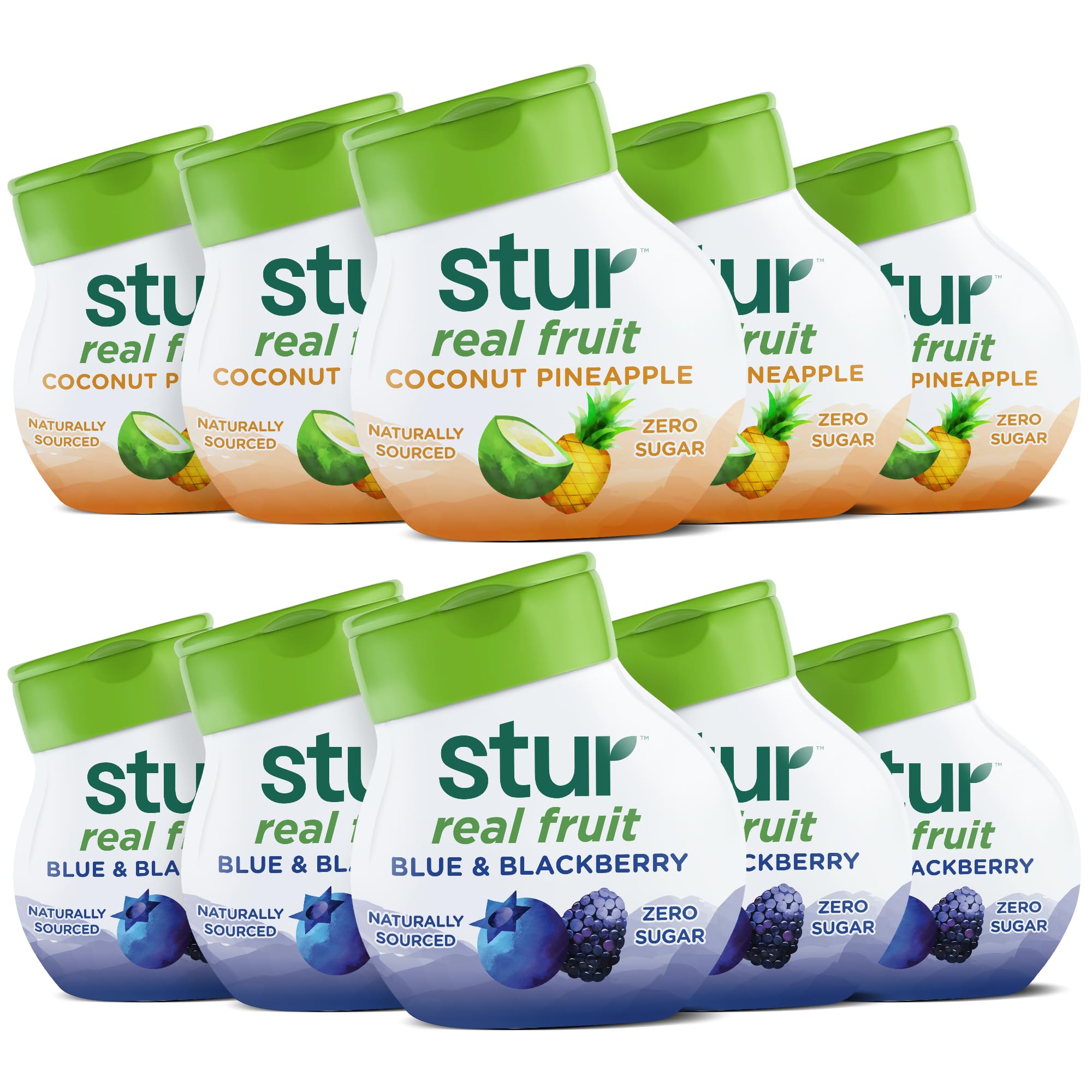 SturLiquid Water Enhancer | Bundle | Naturally Sweetened | High in Vitamin C & Antioxidants | Sugar Free | Zero Calories | Keto | Vegan | 5 Bottles, Makes 120 Drinks