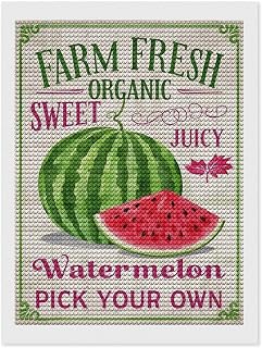 ETTUWNUI Diamond Painting Kits for Adults - Sweet Watermelon Painting DIY 5D Full Drill Diamond Dots Paintings with Diamonds Gem Art and Crafts Home Decor 12"x16"