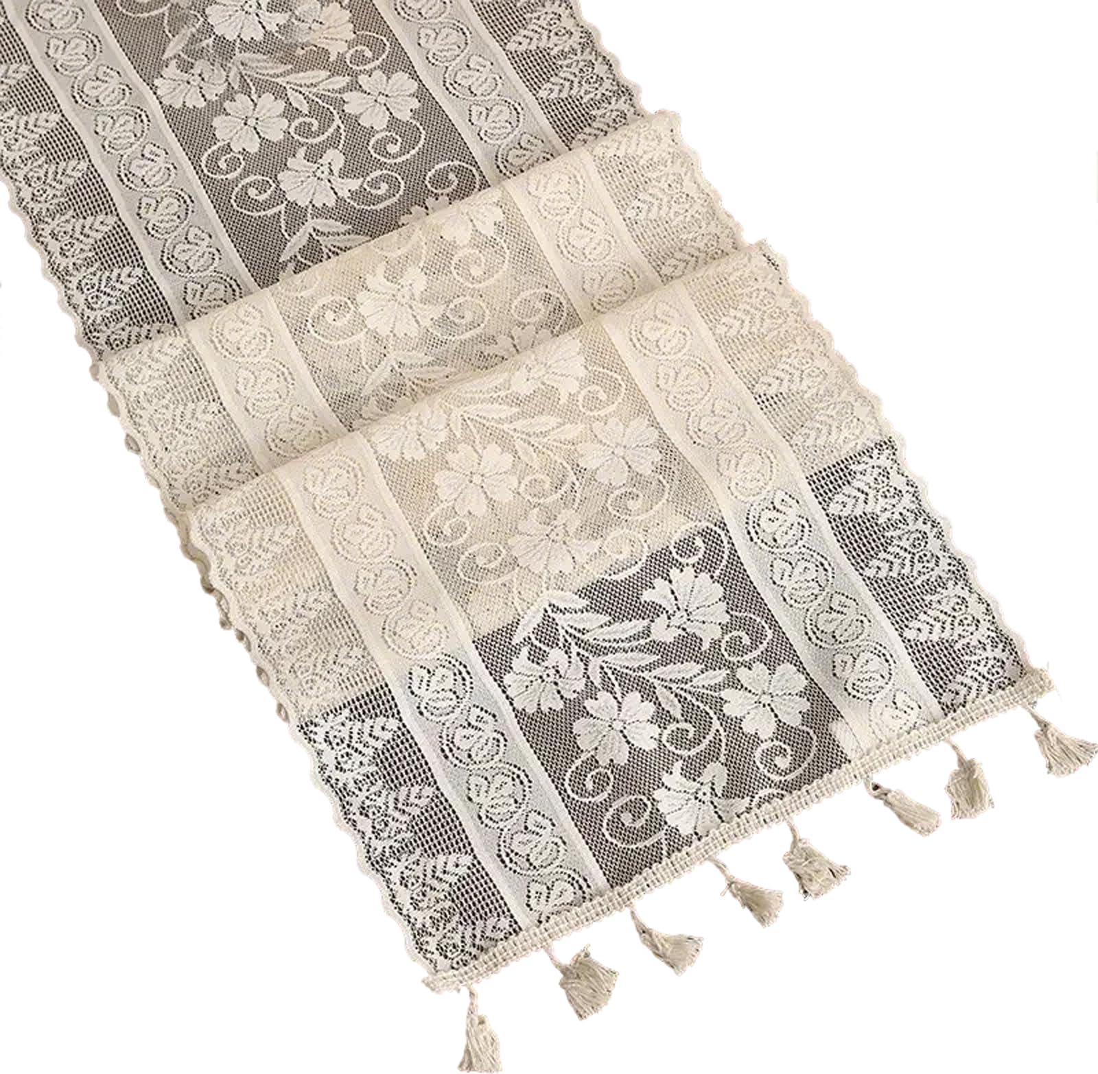 Elnwnnkc Exquisite Lace Tablecloth Table Cloth for Home Gatherings and Wedding Decorations Table Runner Cloth Linen