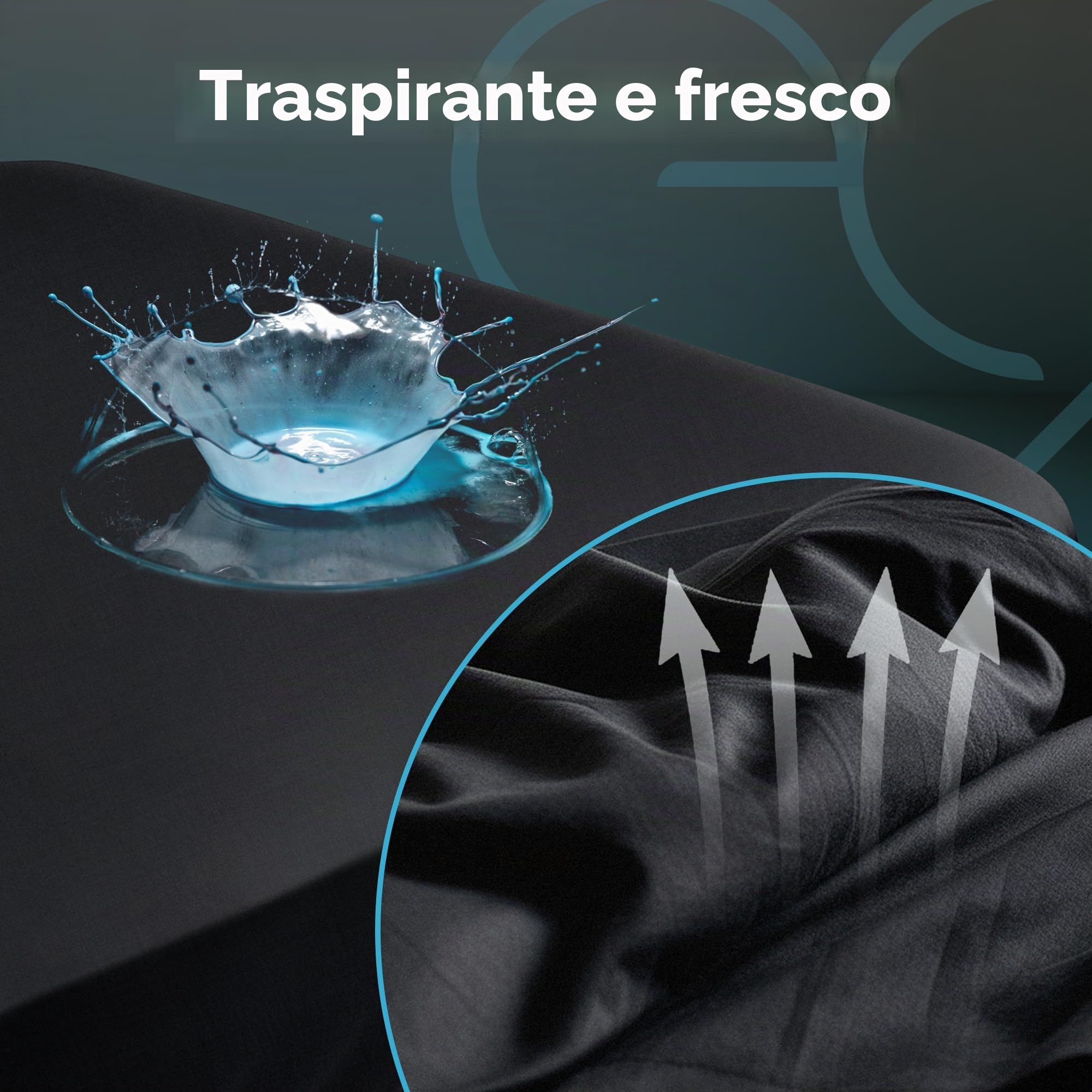 Extreme King - Lenzuolo con angoli impermeabile, coprimaterasso nero 100%, sicuro con prodotti da massaggio a base di olio, acqua e silicone, ipoallergenico, silenzioso, lavabile in lavatrice