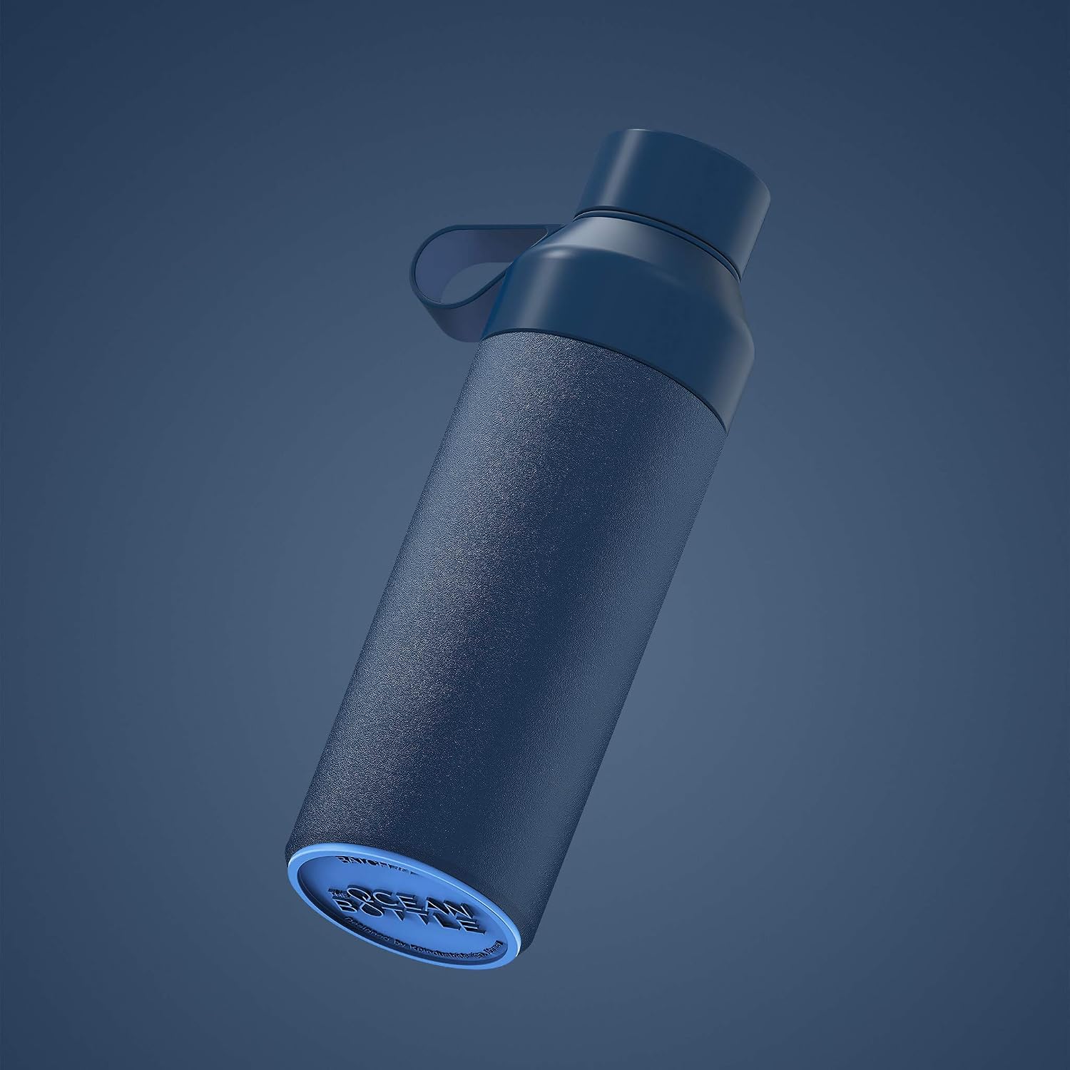 60% Off Discount Ocean Bottle 500ml Eco-Friendly Stainless Steel Reusable Water Bottle | Leakproof BPA Free 100% Dishwasher Safe | Double Wall Vacuum Insulated Thermos Flask (Ocean Blue)