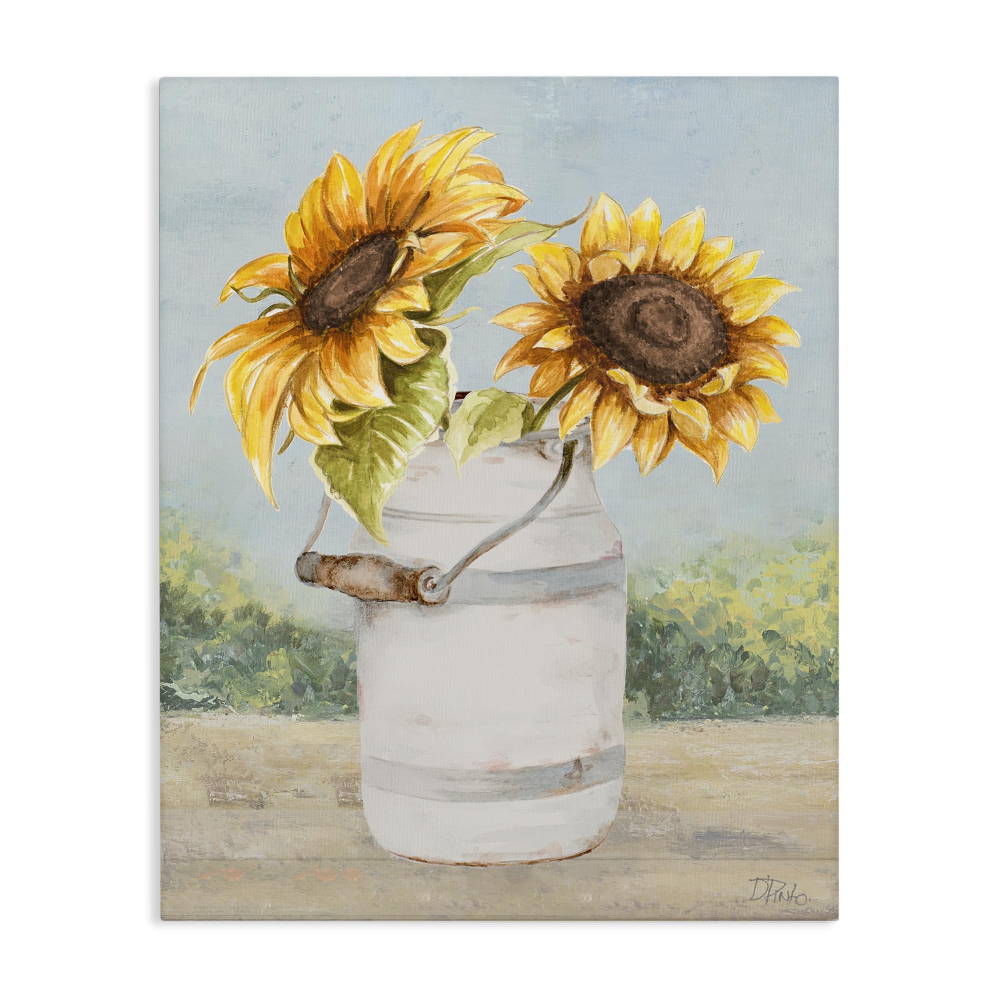 Stupell Industries Sunflower Pitcher Serenity 'Sunflower Pitcher In Country'| Canvas Art