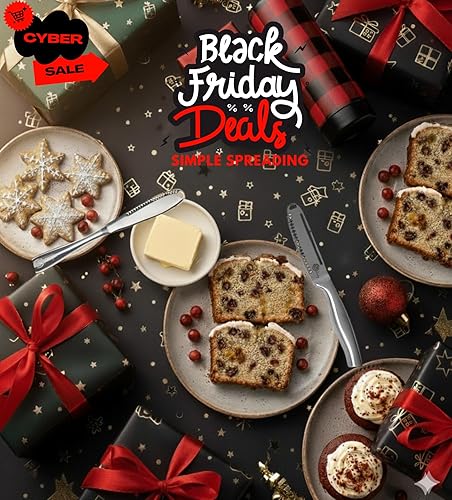 Miniatura 2 de Simple preading Esparcidor de mantequilla de acero inoxidable, cuchillo de mantequilla, utensilios de cocina 3 en 1 (2 juegos)