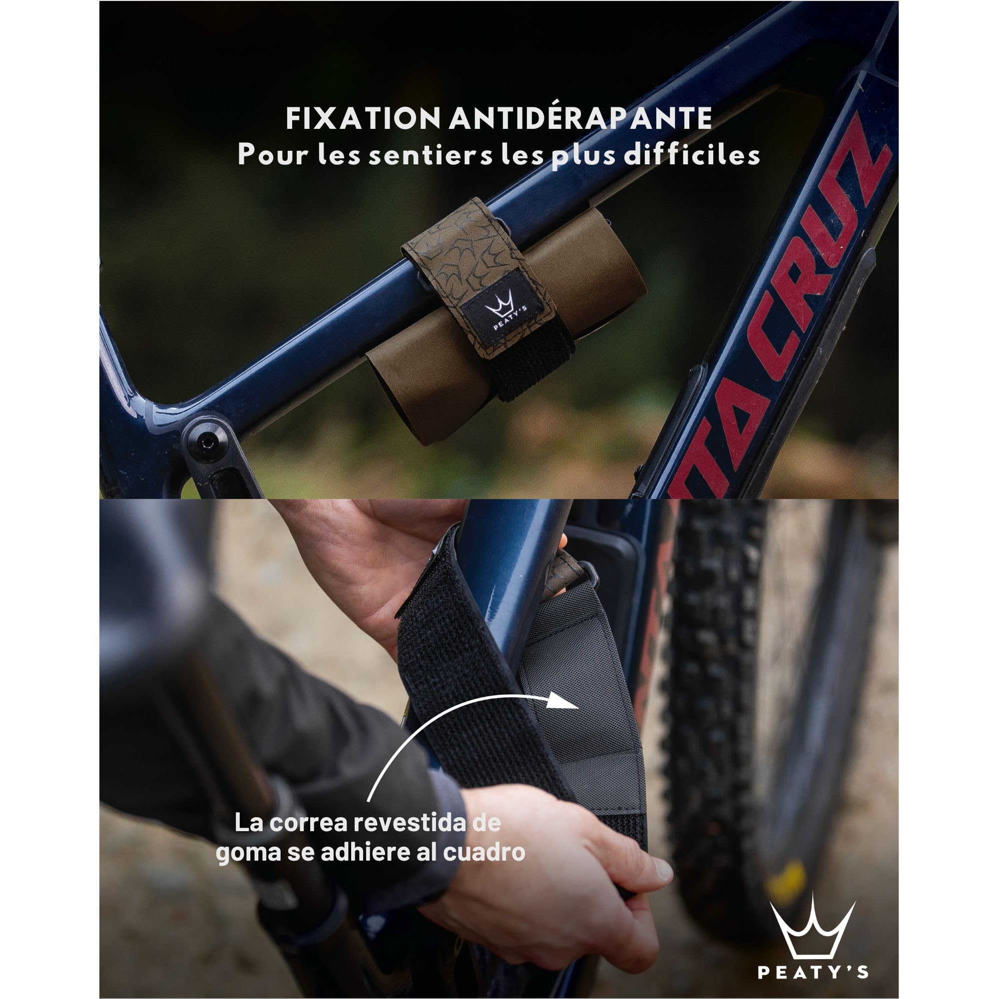 Sac à Outils Holdfast Trail Pour VTT Et Vélo De Route - Montage Souple Antidérapant - Imperméable Avec Poche Zippée - Transport Tube Et Outils