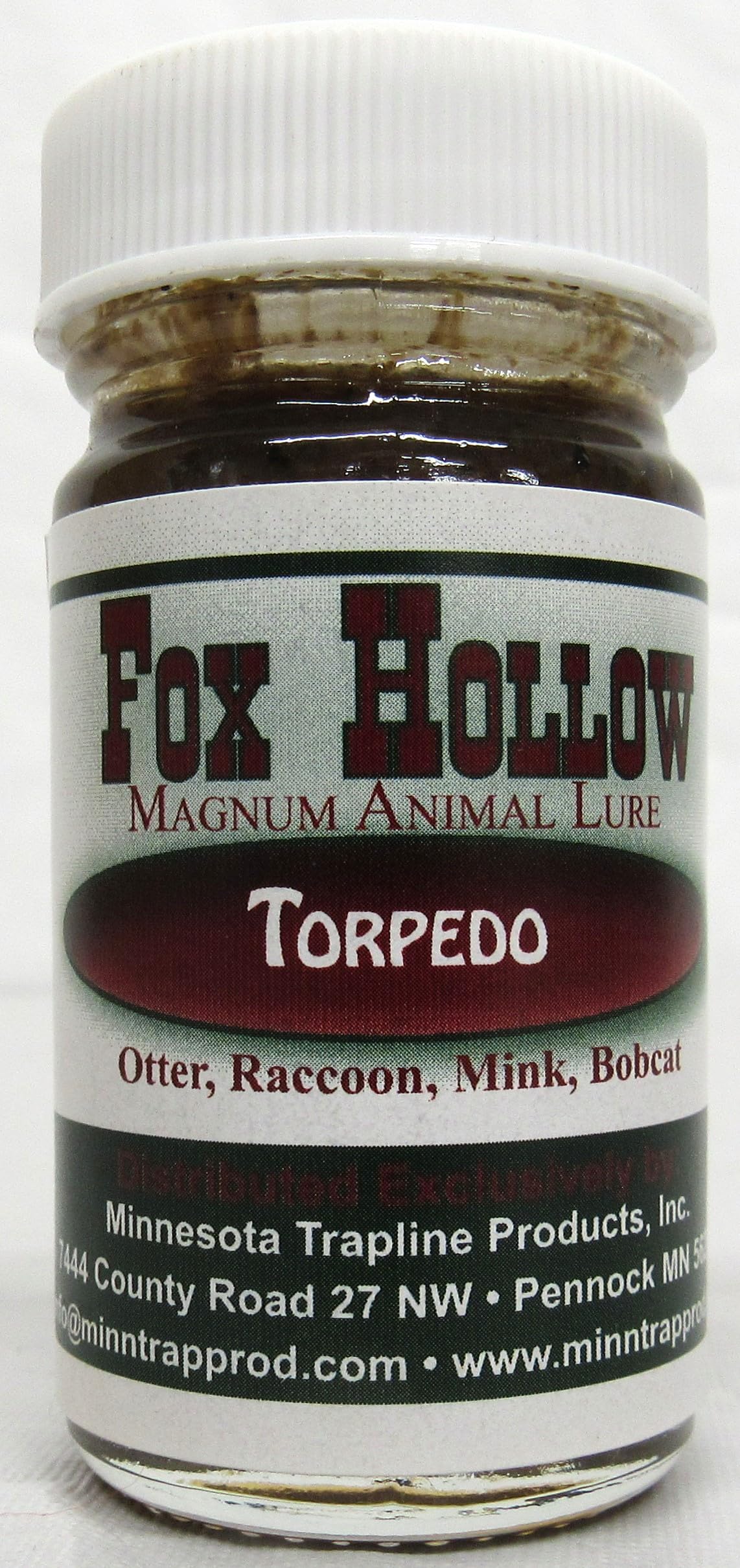 Torpedo - Food and Call Lure - Fox Hollow 1 Ounce Jar