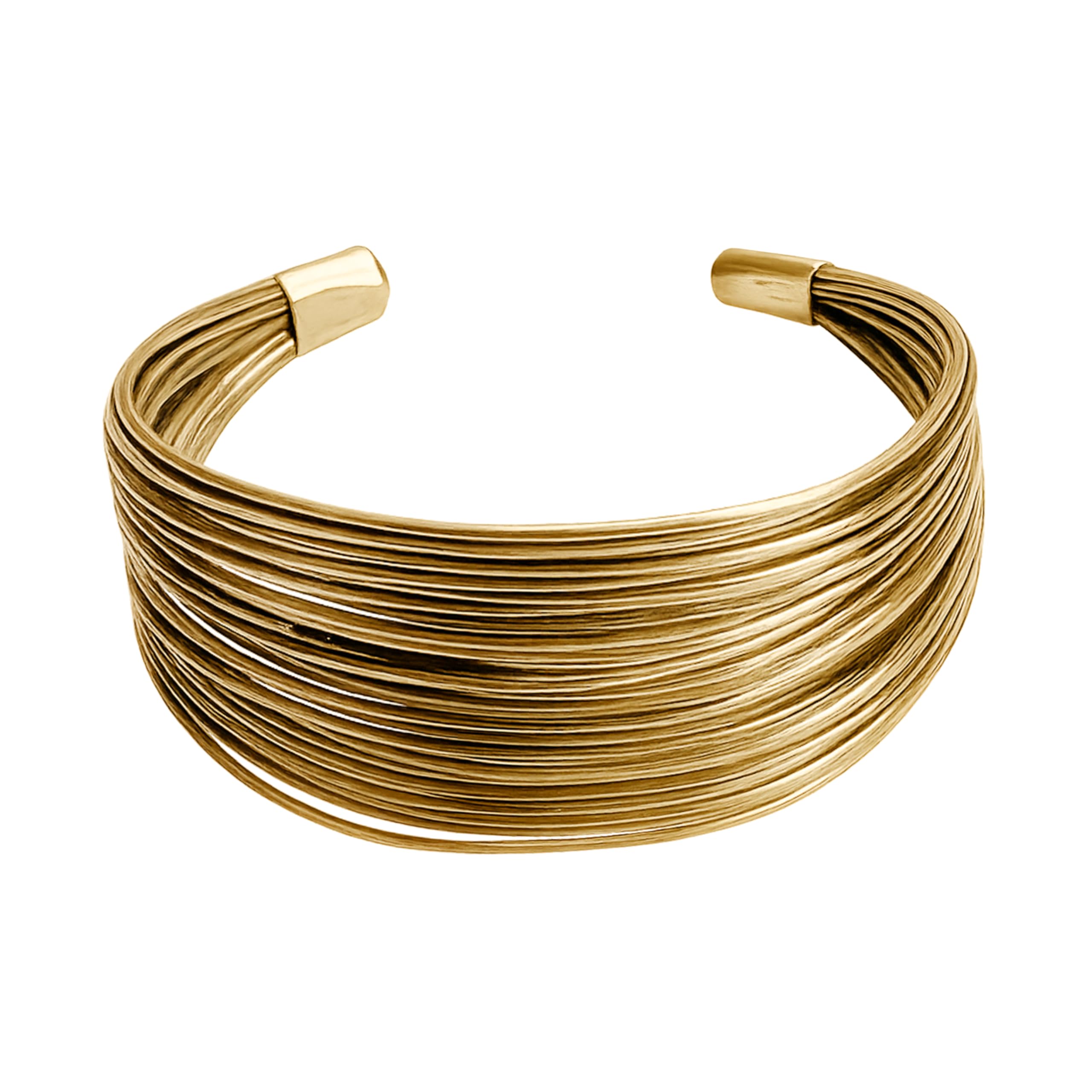 Touchstone Indian Bollywood Desire Brass Base Exotic Workmanship Free Size Cuff Bracelet in Antique Gold Or White Or Copper Tone for Women.