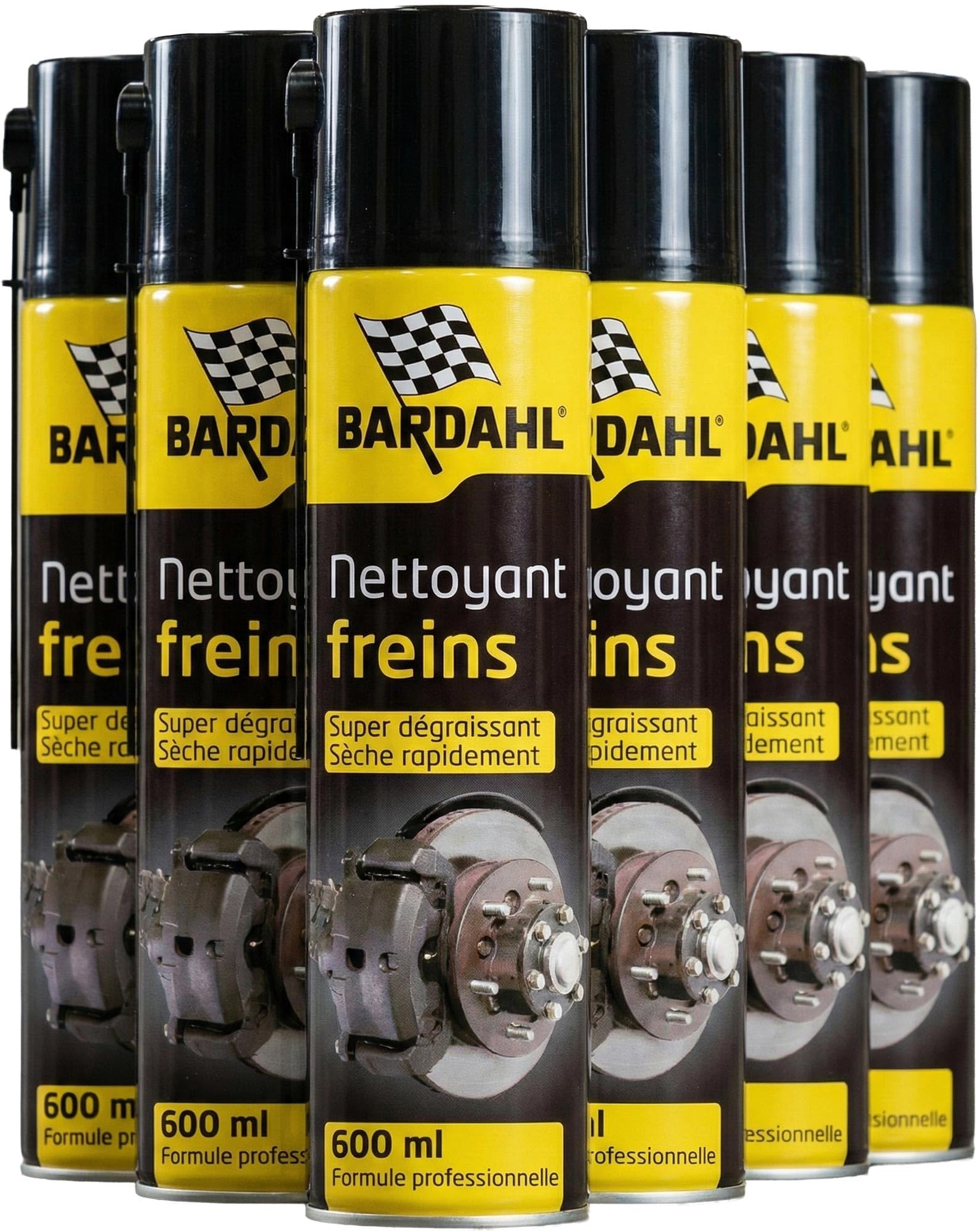 Dégraissant nettoyant freins BARDAHL 600ml (lot x6)