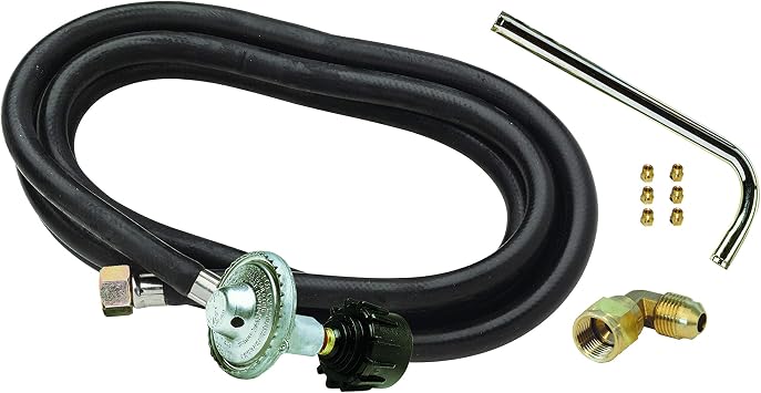 Char-Broil 2429018W06 Medallion Series Grille & Side Burner LP Conversion Kit, Black