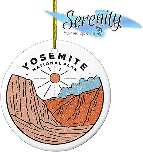 Vista 14 de Adorno navideño del Parque Nacional Shenandoah Montaña de trapo viejo Adornos de parques coleccionables NPS Montañas Virginia Blue Ridge