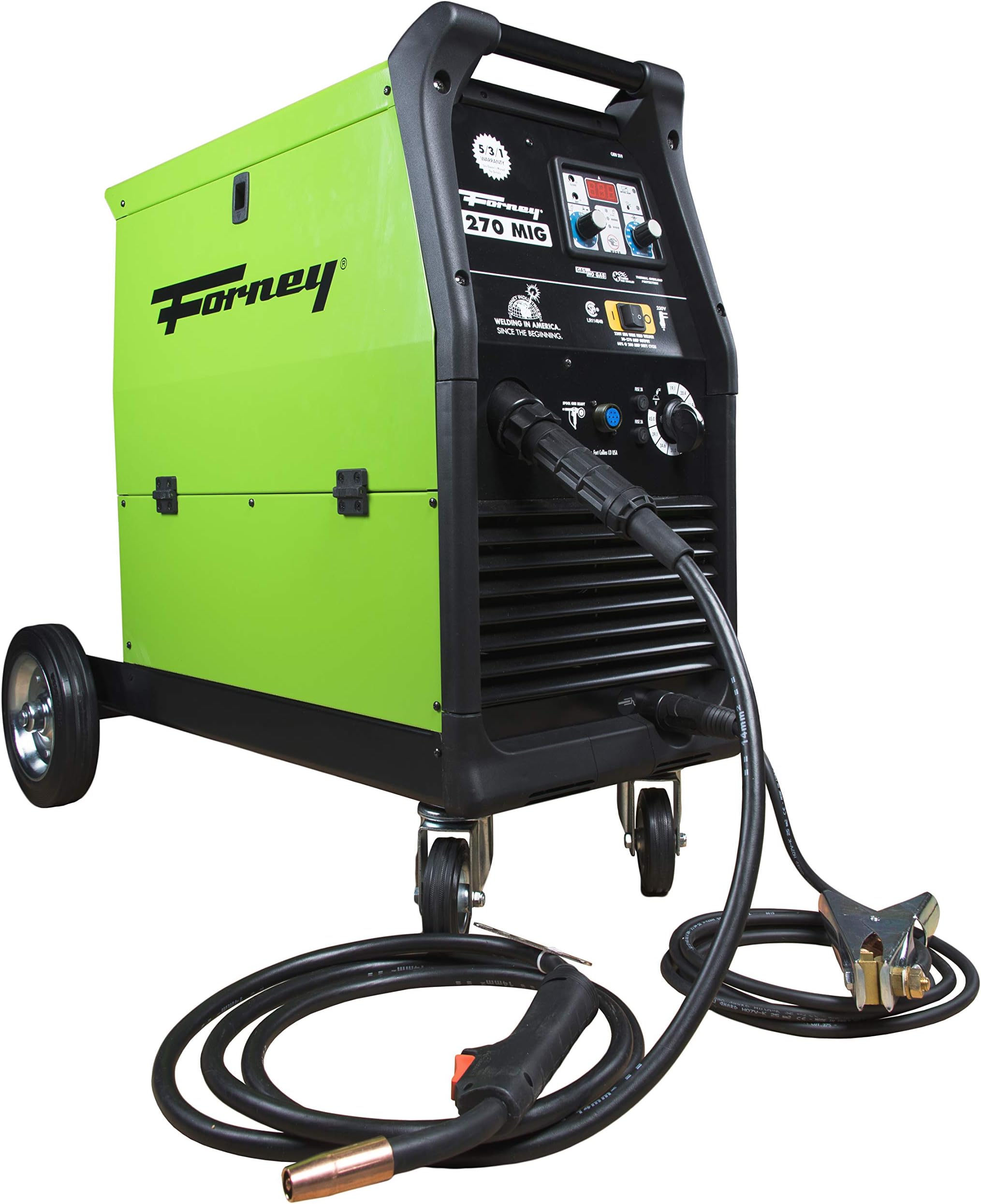 Forney Easy Weld 299 125FC Flux Core Welder, 120Volt, 125Amp,Green