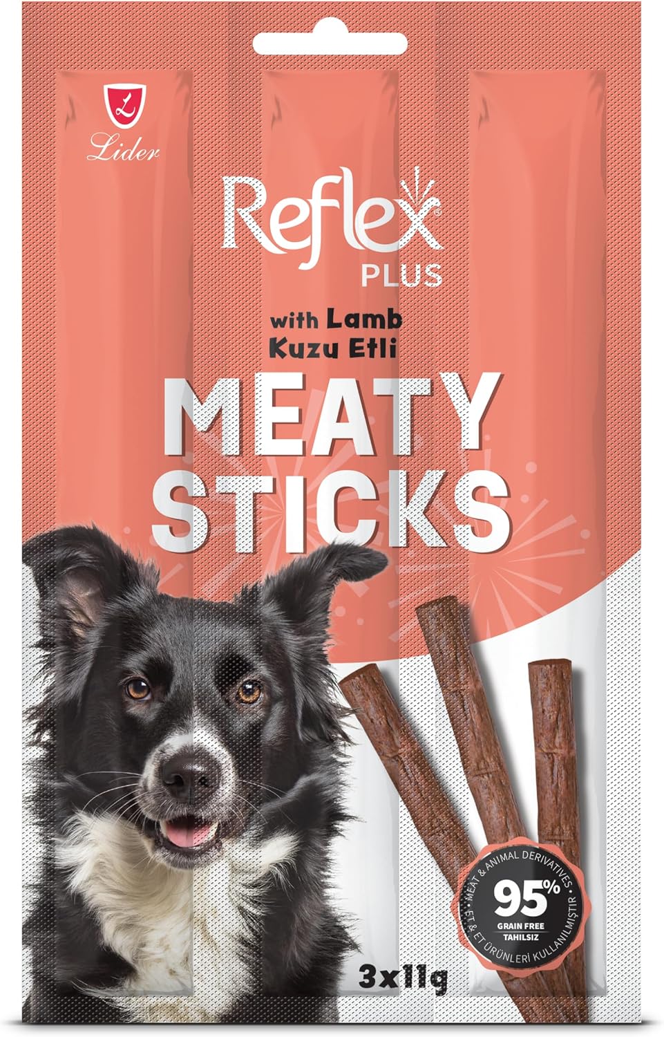 Reflex Plus Yetişkin Köpek Çubuk Ödül Maması Kuzu Etli 33 Gr