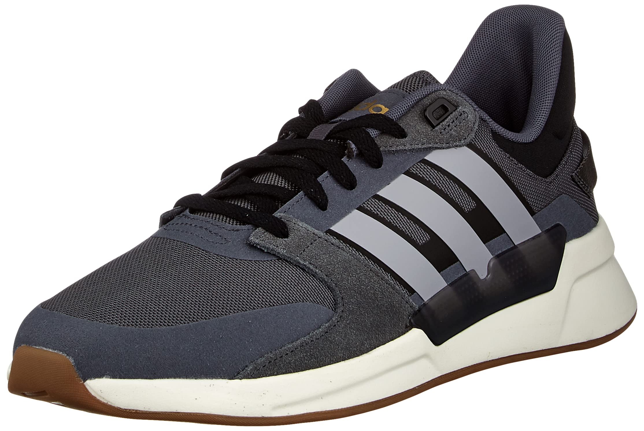 adidas gazelle silver green womens Adidas Neo Run 90s Black White