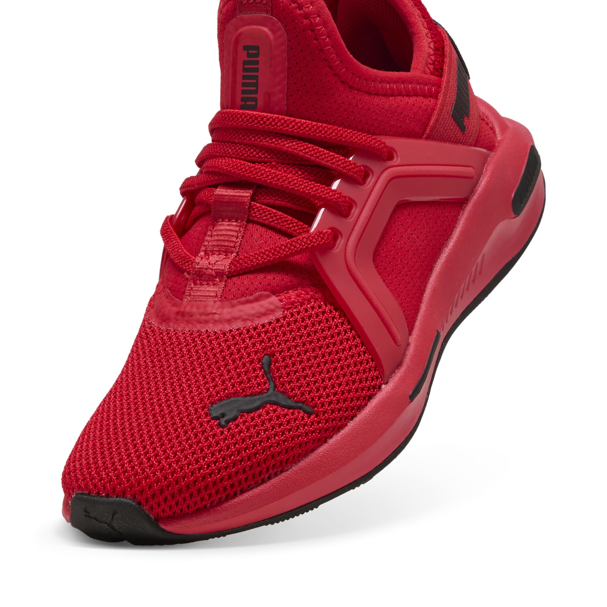 Puma Softride Enzo 5 Junior Sneaker Retail 2025, Scarpe da Corsa, per Tutti i Tempi Rosso Nero, 31 EU