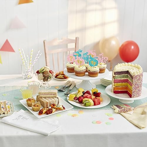 Miniatura 6 de Paquete de 24 adornos de calabaza para cupcakes con purpurina con temática de otoño, cosecha de otoño, temática de calabaza, baby shower,