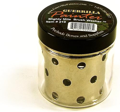 Guerrilla Painter Mighty Mite - Lavadora de cepillo para caja de pintor de 9 x 12 pulgadas