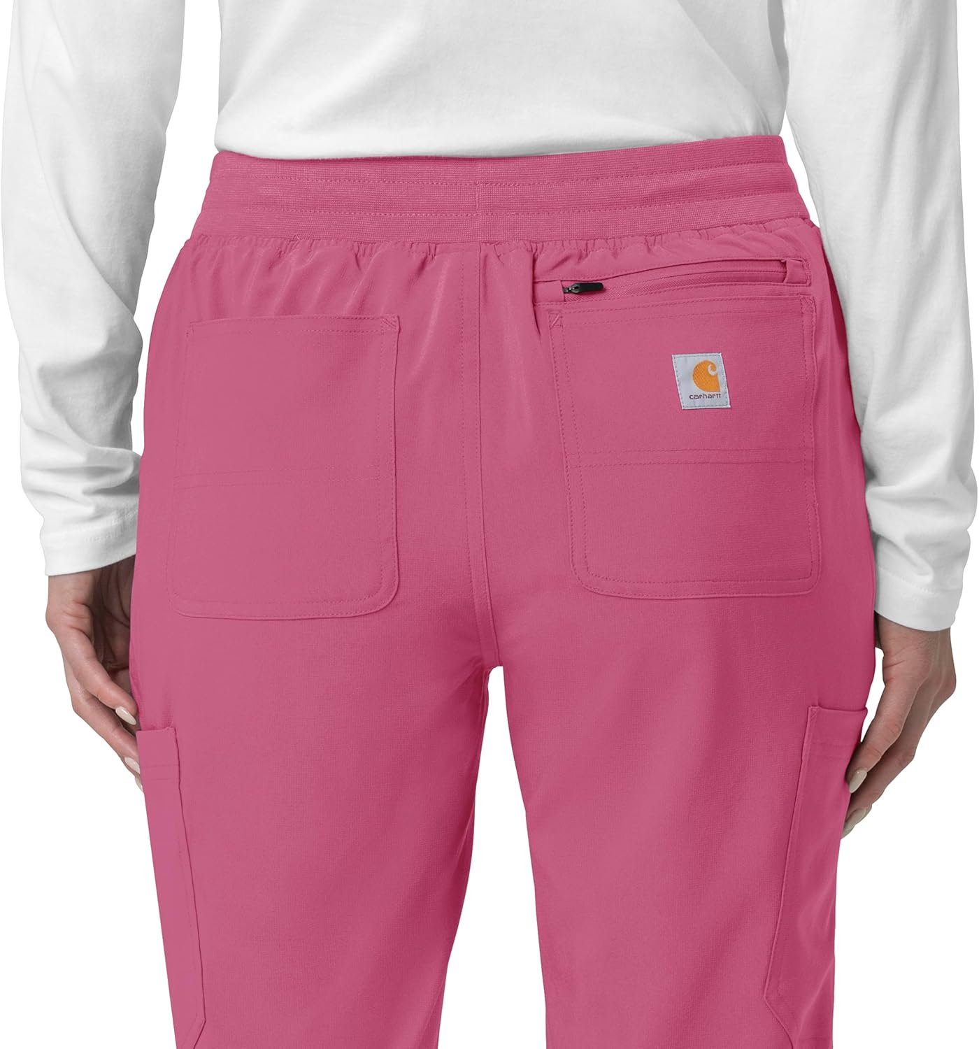 Carhartt Women's Force Cross-Flex Modern Fit Cargo Jogger Scrub Pants - Image 7