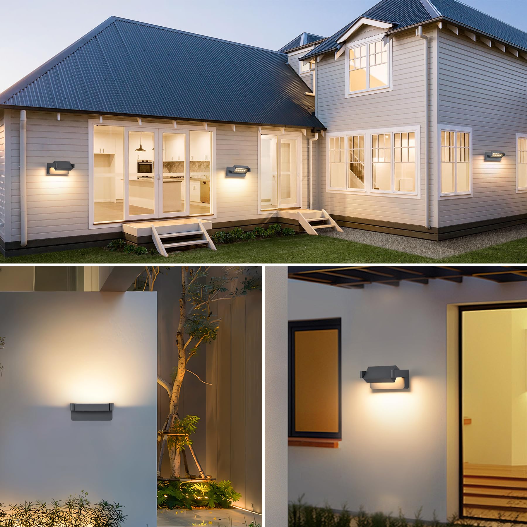 Moderne Waterdichte Led Wandlamp Industriële IP65 ... – Grandado