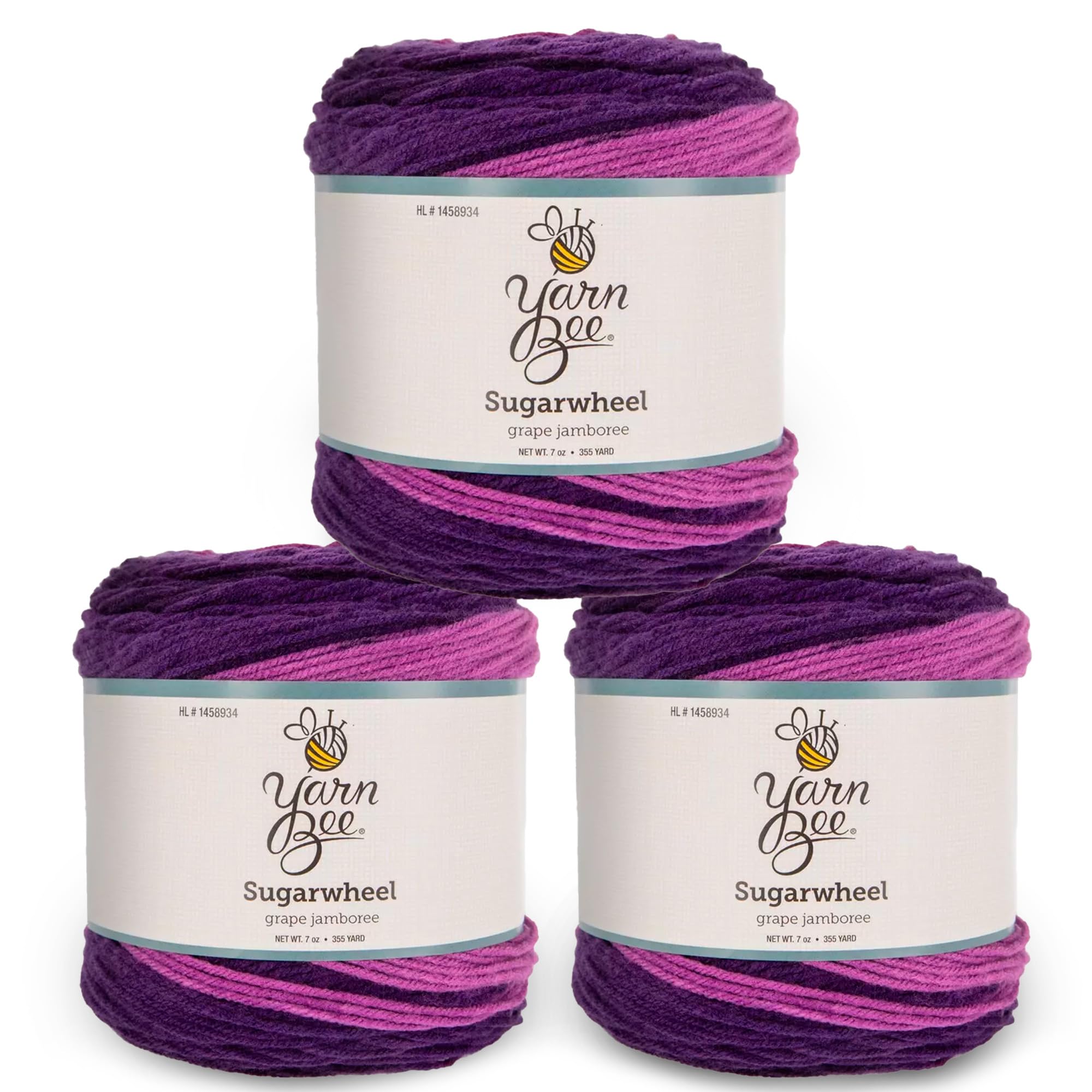 Amazon.com: Yarn Bee Medium Yarn for Crocheting & Knitting – Soft