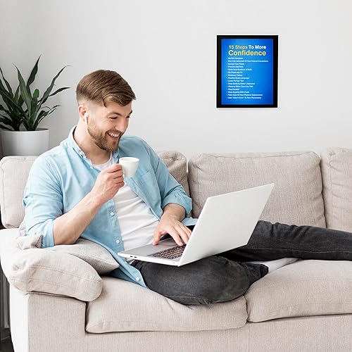 Miniatura 3 de 15 Steps For Confidence- Motivational Wall Art Decor, This Positive Affirmations Print Is An Inspirational Decor for Home, Office, Classroom Signs,