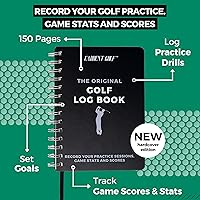 Vista 2 de Libro de registro - Cuaderno de golf encuadernado con alambre y libro de puntuación de golf - Diario de golf y libro de registro - 150 páginas