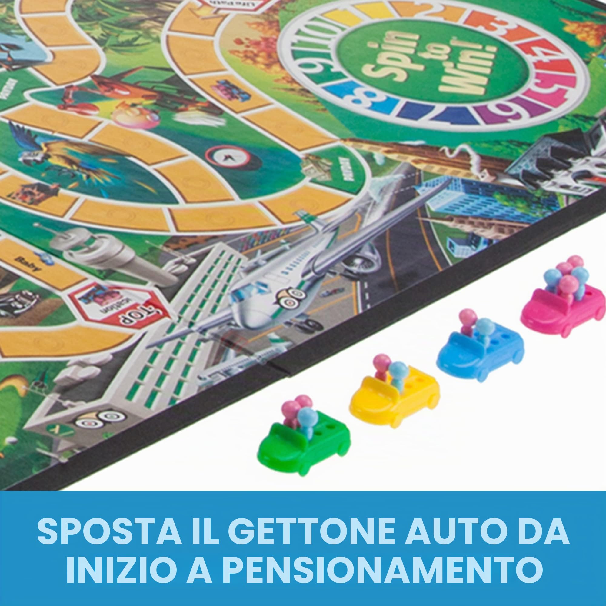 Hasbro Gaming Gioco della Vita Edizione Limitata Esclusiva Amazon, 2 Giocatori, Età 6+