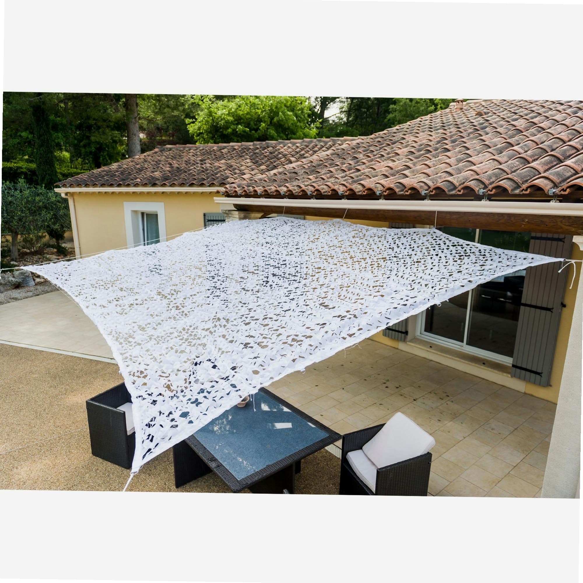 WerkaPro - Telo Parasole, in Poliestere, Rettangolare, per balcone, terrazza e giardino, Codice dell’Articolo: 10105