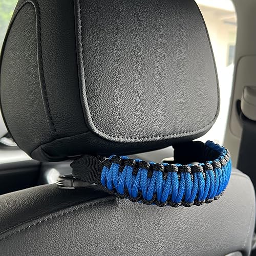 Miniatura 8 de Asas de agarre para reposacabezas para Jeep Wrangler TJ JK JL Land Cruiser FJ Suzuk, asas de agarre para Jeep Wrangler, asas de agarre de montaje de