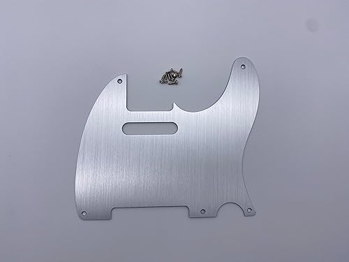 FD 5 agujeros metal aluminio anodizado Tele estilo Pickguard CS TELE Pick Guard Scratch Plate para Telecaster Hecho en Estados UnidosMéxico