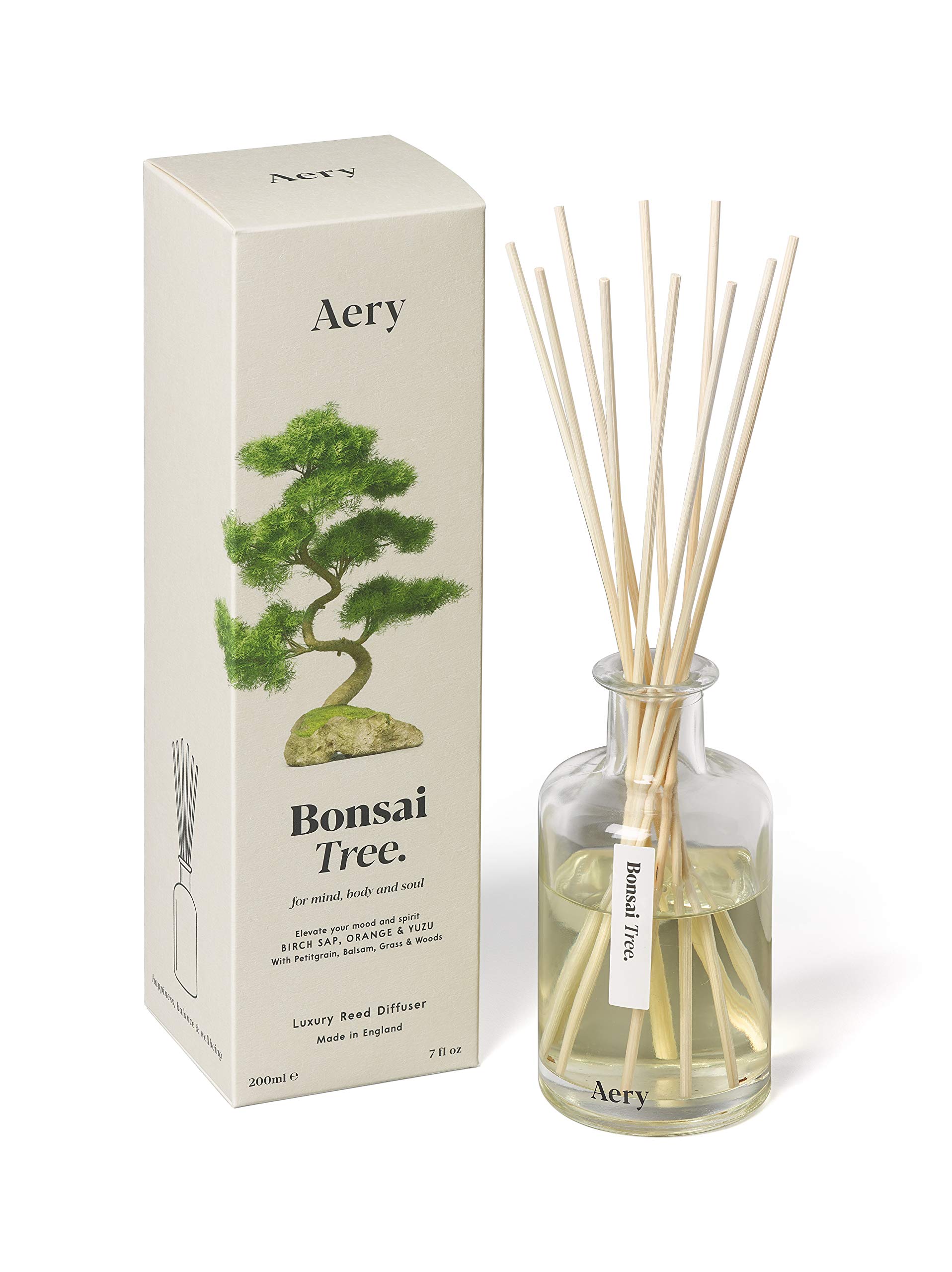 Aery White Botanical Diffuser, Bonsai Tree