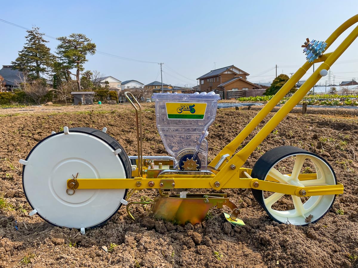 Amazon | 手押し式 播種機 ジャンシーダー 1条播き JP-1 | 播種機