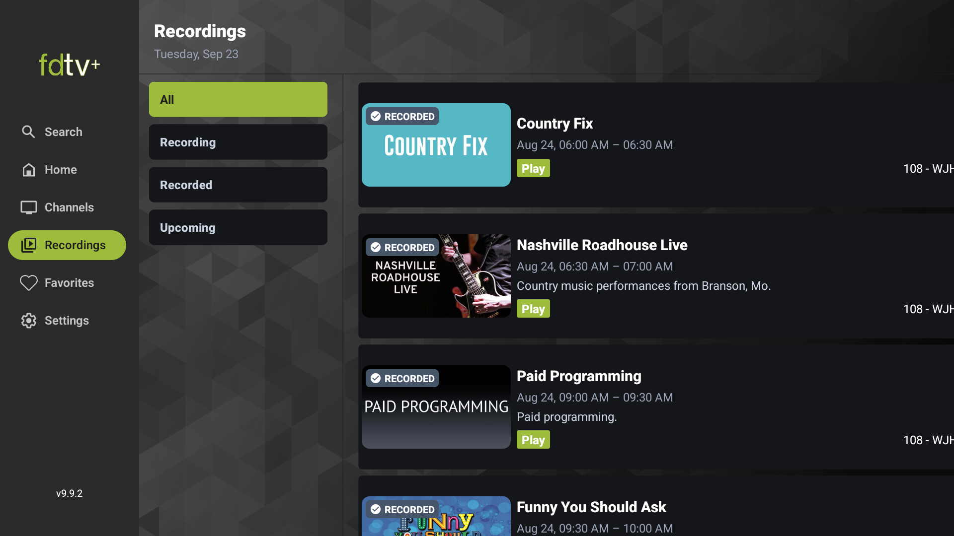 fdtv+ - App on Amazon Appstore