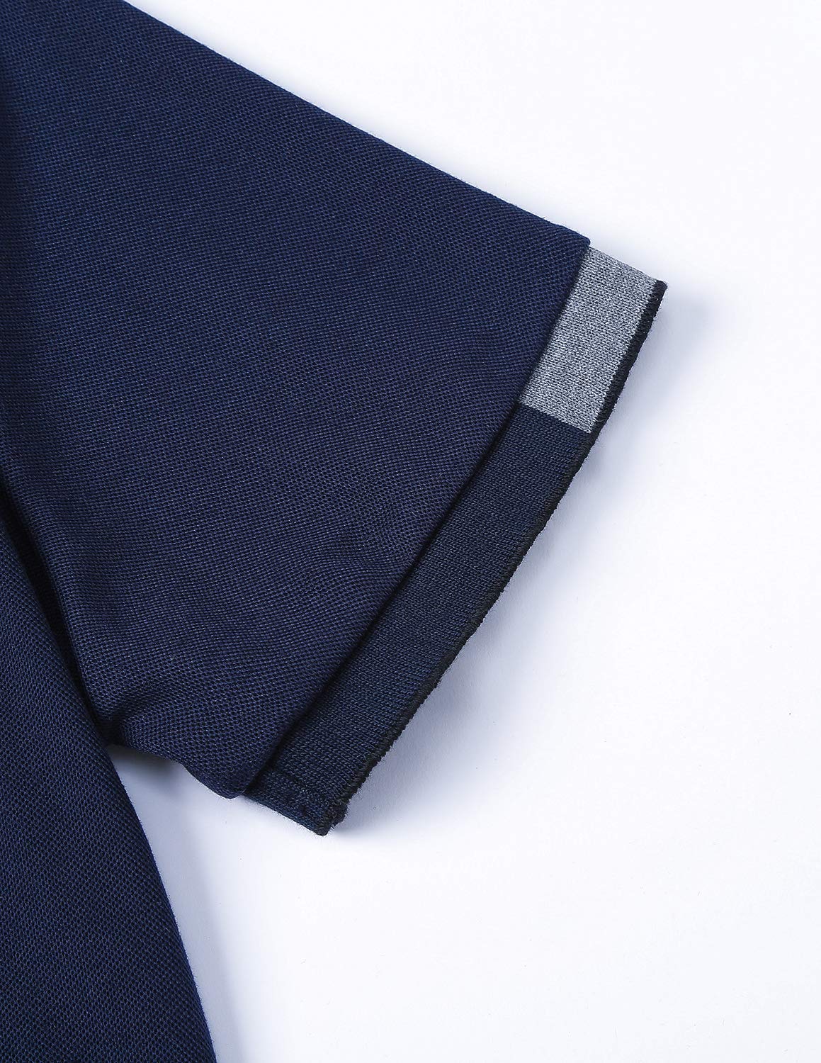 KUNJLELP Polo da Uomo con Tasca T Shirt Manica Corta M-3XL Chic Colletto a Quadri Maglietta Uniformi