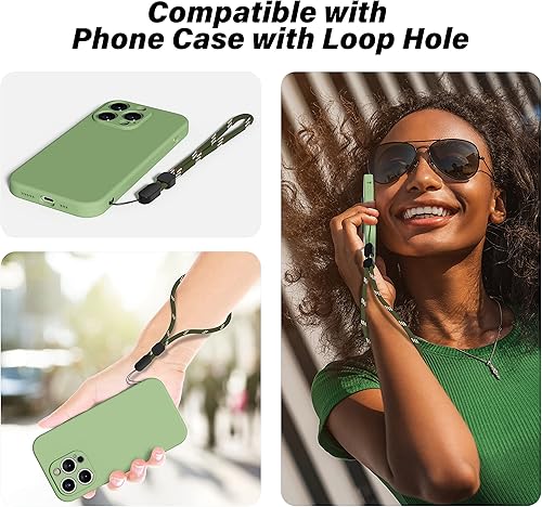 Miniatura 9 de Oakxco Airpods Pro 2 Correa de nailon ajustable para muñeca de mano, Compaitbie con Airpods Pro de 2 generación 2022, funda para Airpods 123Pro con