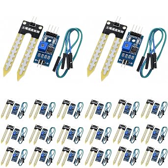20-Pack Soil Moisture Sensor Module, LM393, Analog Digital