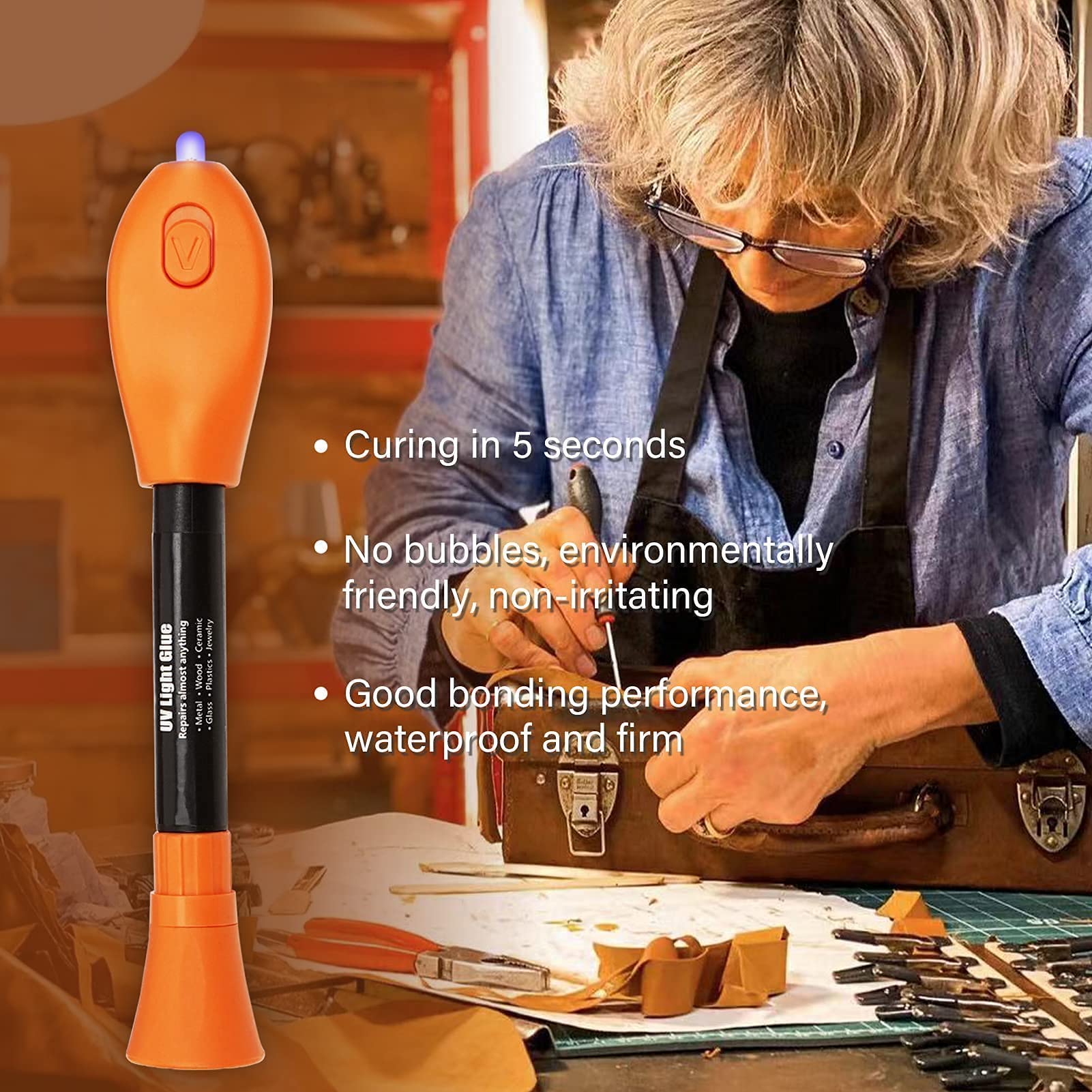 LOCBONDSO UV Light Glue Liquid Curing Adhesive Super Glue Kit Buy