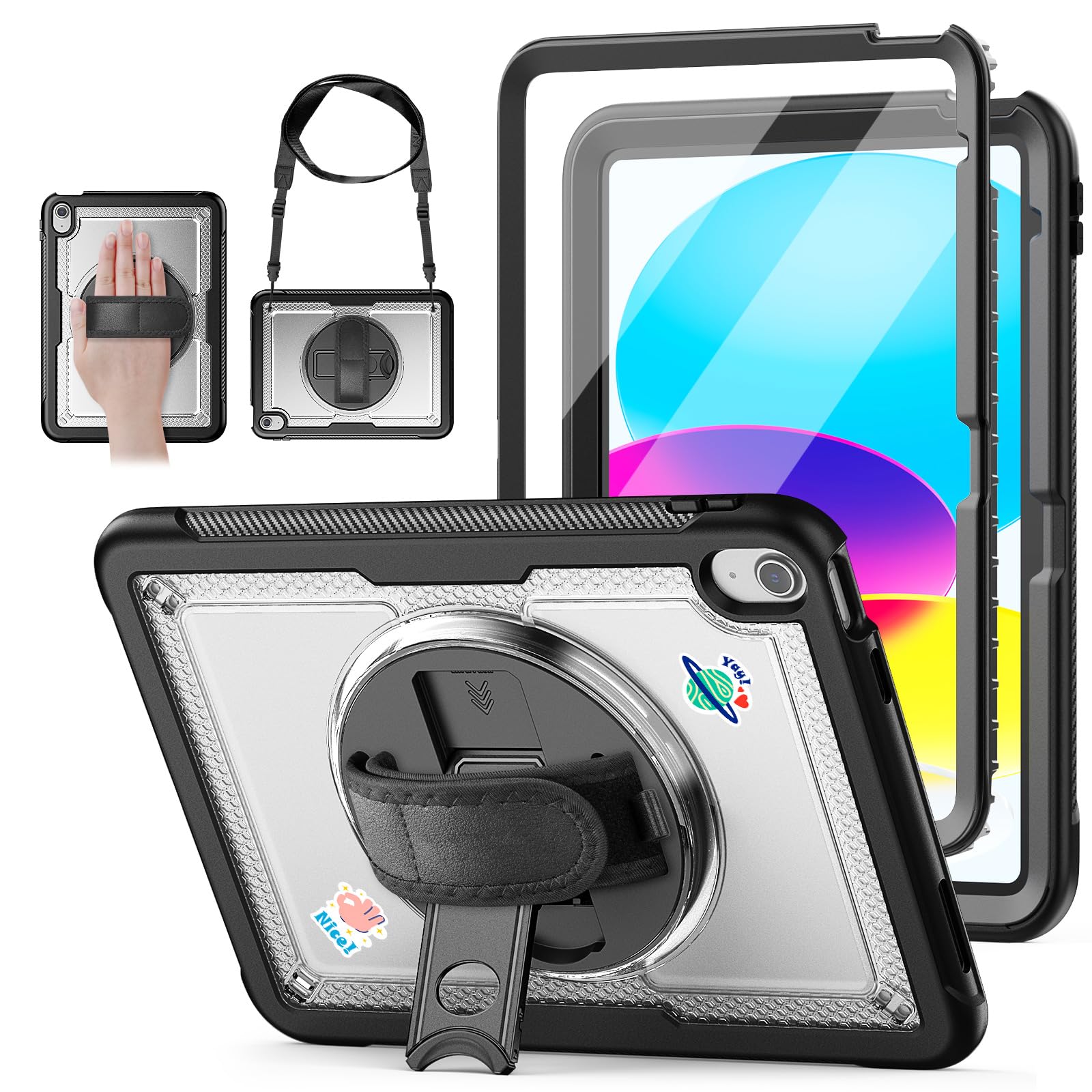 Clear Case for iPad (A16) 11th/10th Generation 11''/10.9'' 2025/2022