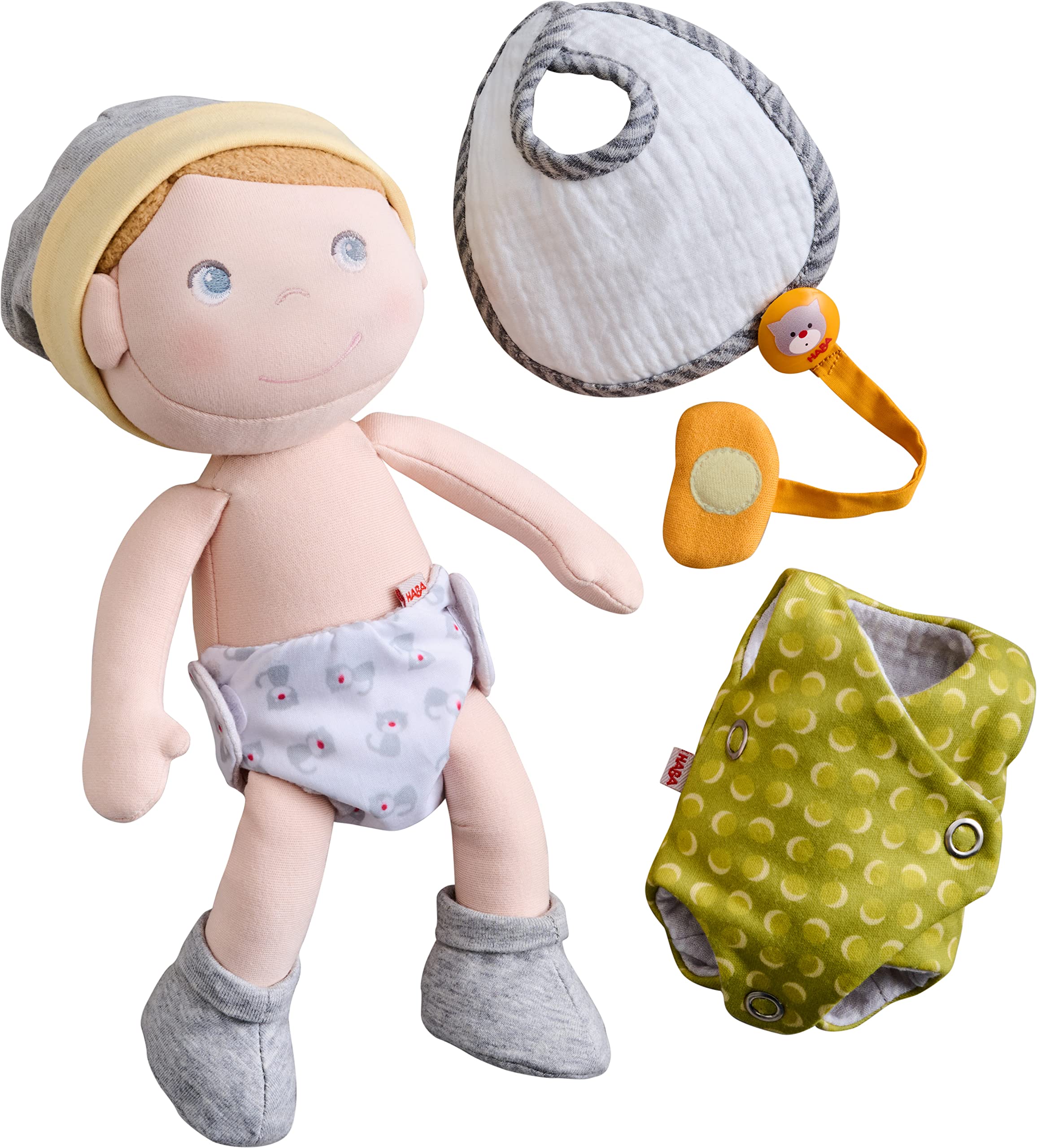 HABA 306637 30 cm Maxime-Doll Baby Gift from 18 Months - 306637 - Colourful, 28 cm - Image 2