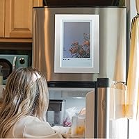 Vista 6 de PATIKIL Soporte magnético para letreros de 8.5 x 11 pulgadas, 10 unidades, marco magnético A4, autoadhesivo, reutilizable, marco de fotos de doble