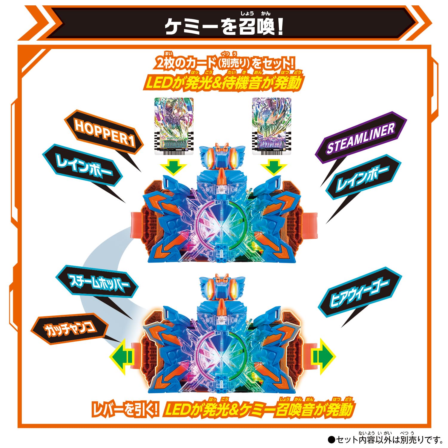 DXケミーニジゴン 「仮面ライダーガッチャード」8点 DXケミーニジゴン」レビュー 最強形態・レインボーガッチャード