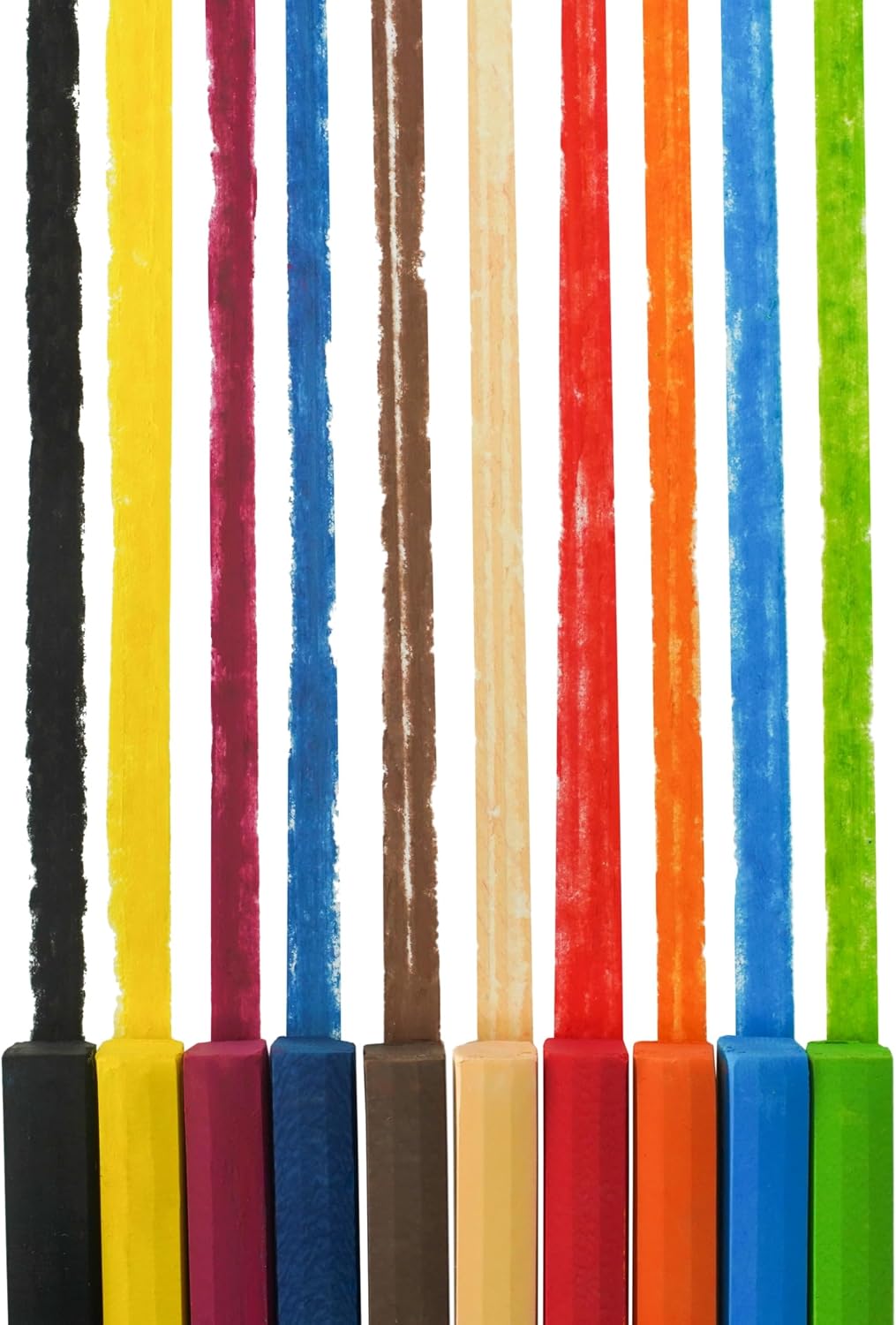 School Smart Square Chalk Pastels, Assorted Colors, Set of 144
