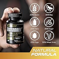 Vista 4 de Testodren Advanced Testosterona Booster para hombres Suplemento de resistencia natural, resistencia, energía y fuerza para mejorar Constructor