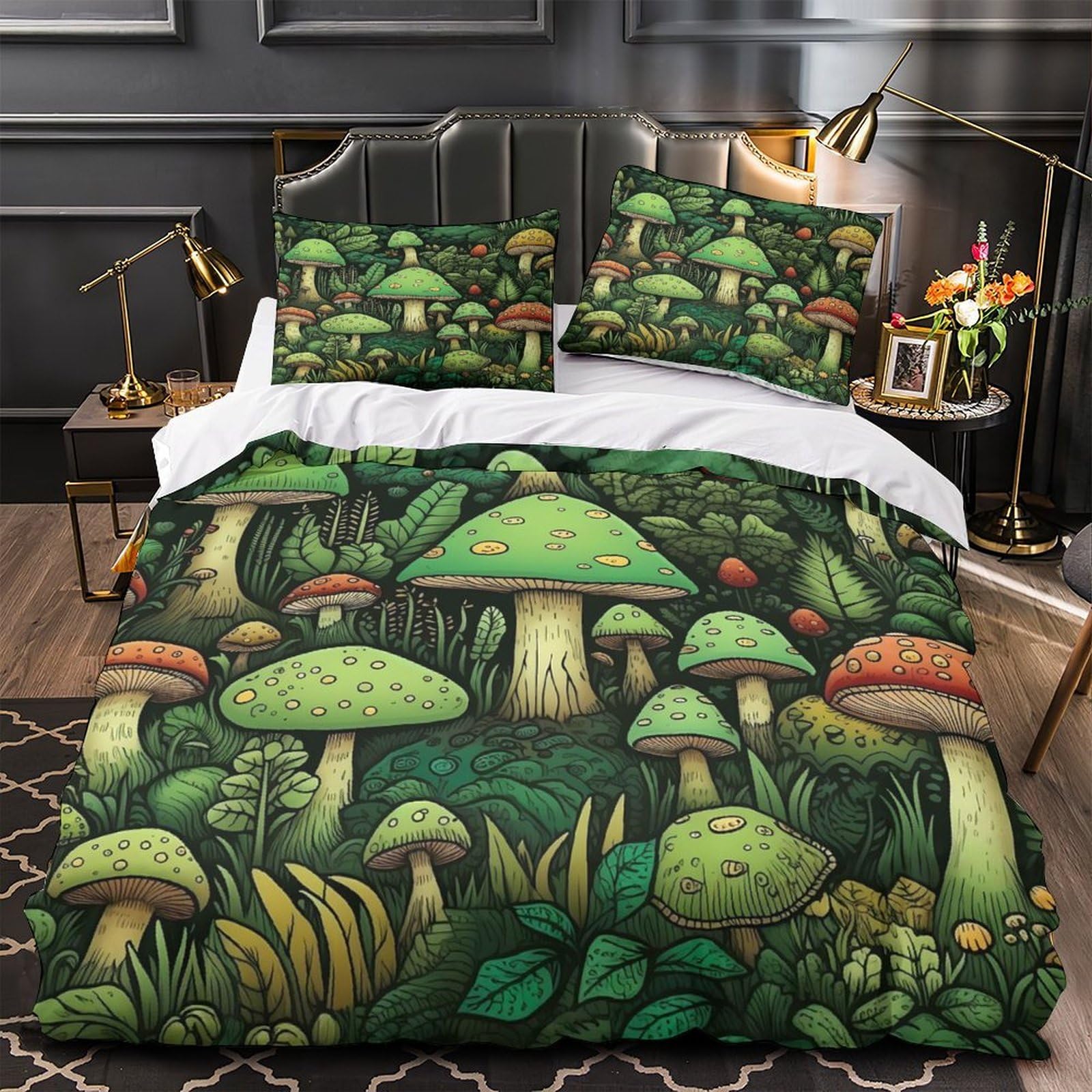 Housse de couette montagne 260x220 pour s'endormir au cœur de la nature sauvage