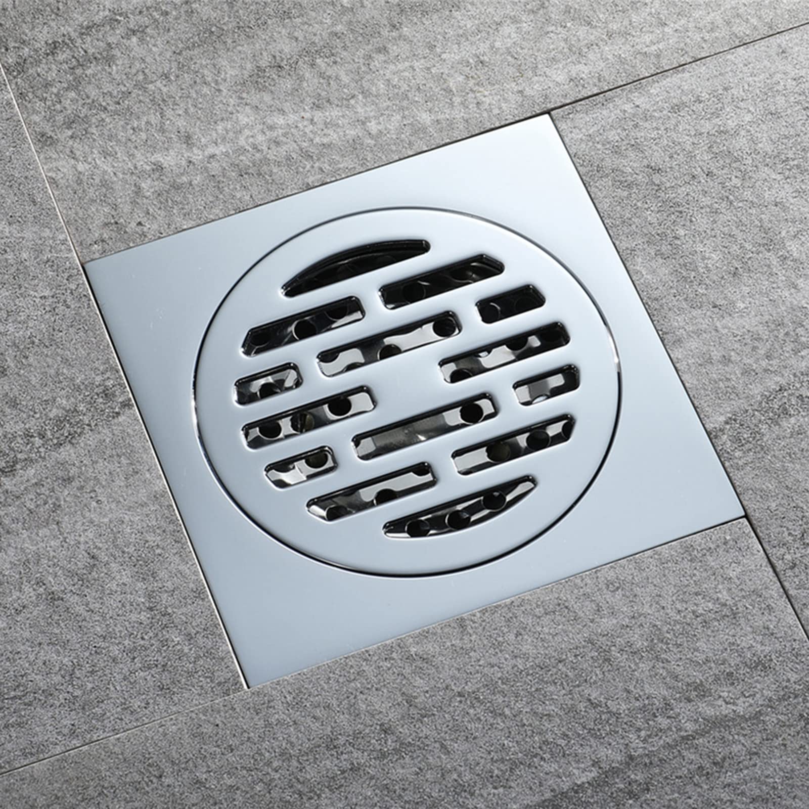 Drain de Sol Douche carré en Laiton