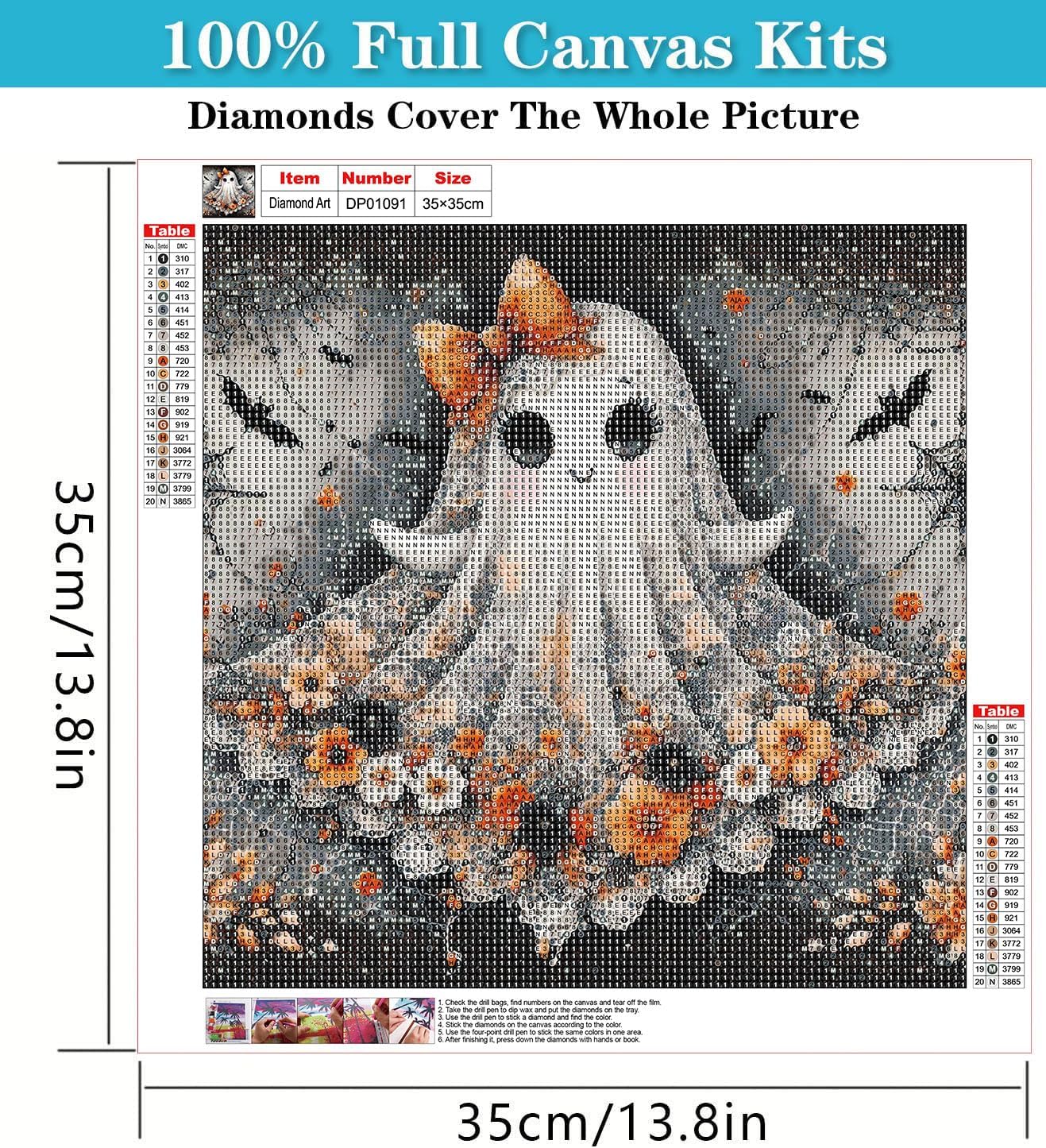Halloween Diamond Art Kits for Adults Diamond Painting Kits for Adults