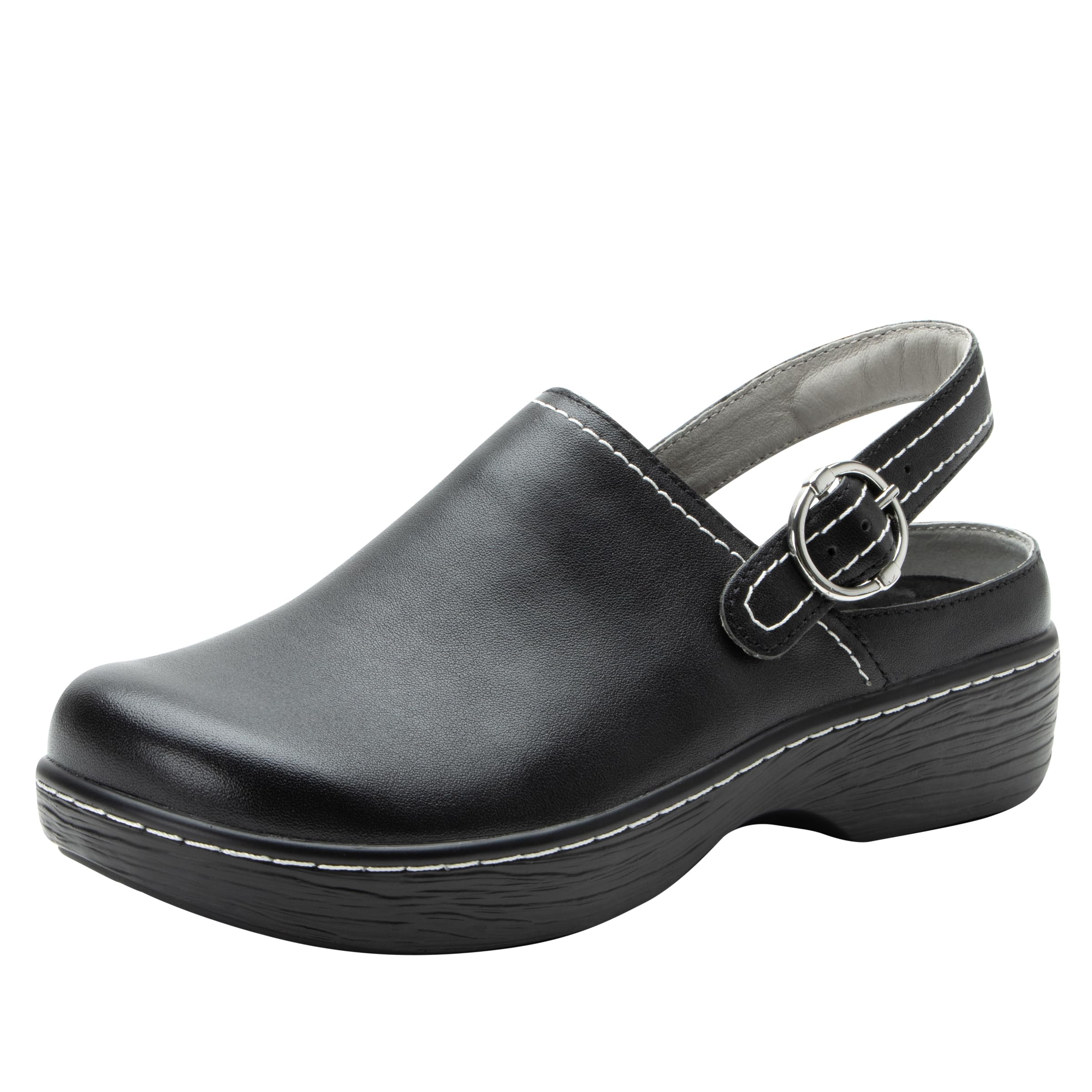 Alegria by PG LiteAlegria Women's Olie Slingback Clog Leather Slide
