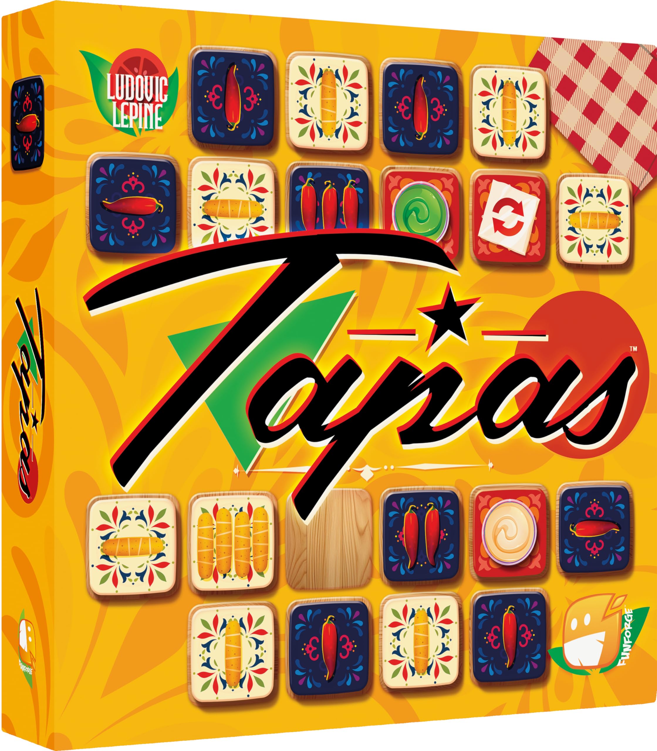 Asmodee Funforge Tapas - Jeux de société - Jeu Enfants, Adultes et Famille - A partir de 8 Ans - 2 Joueurs - 20 à 30 Min - Version française