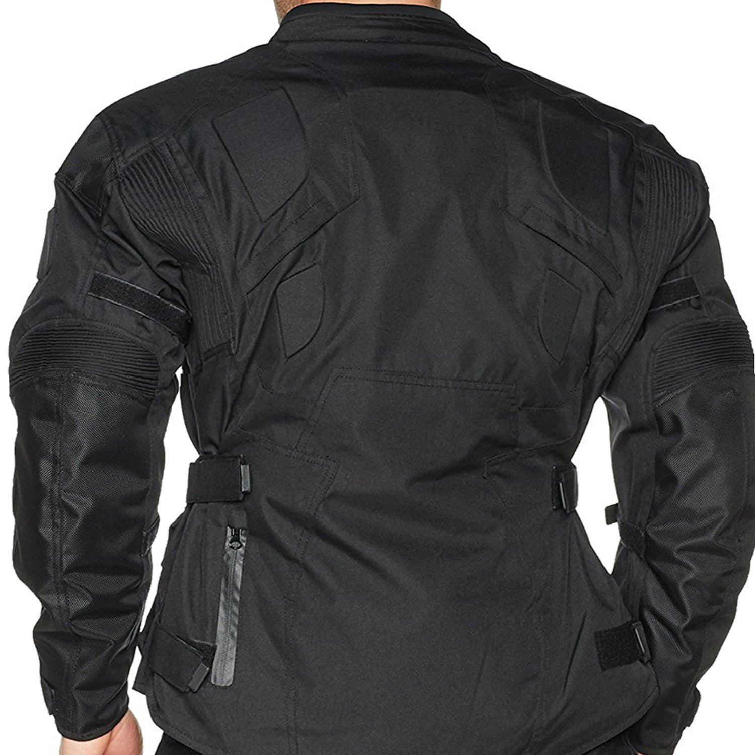 Bikers Gear Australia Infinity Veste confortable imperméable pour toutes les saisons Doublure thermique amovible ventilée avec protection CE1621-1